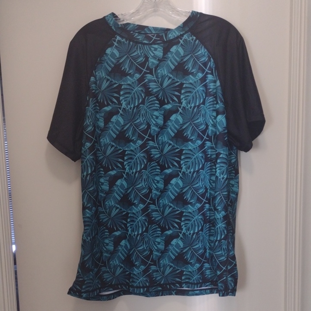 Inno Tropical Leaf Print Shirt (J297)